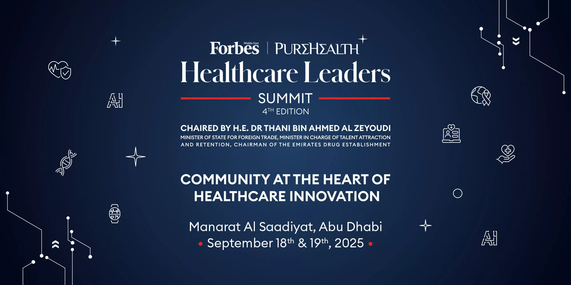 Healthcare Leaders’ Summit – Abu Dhabi - Forbes Middle East Events